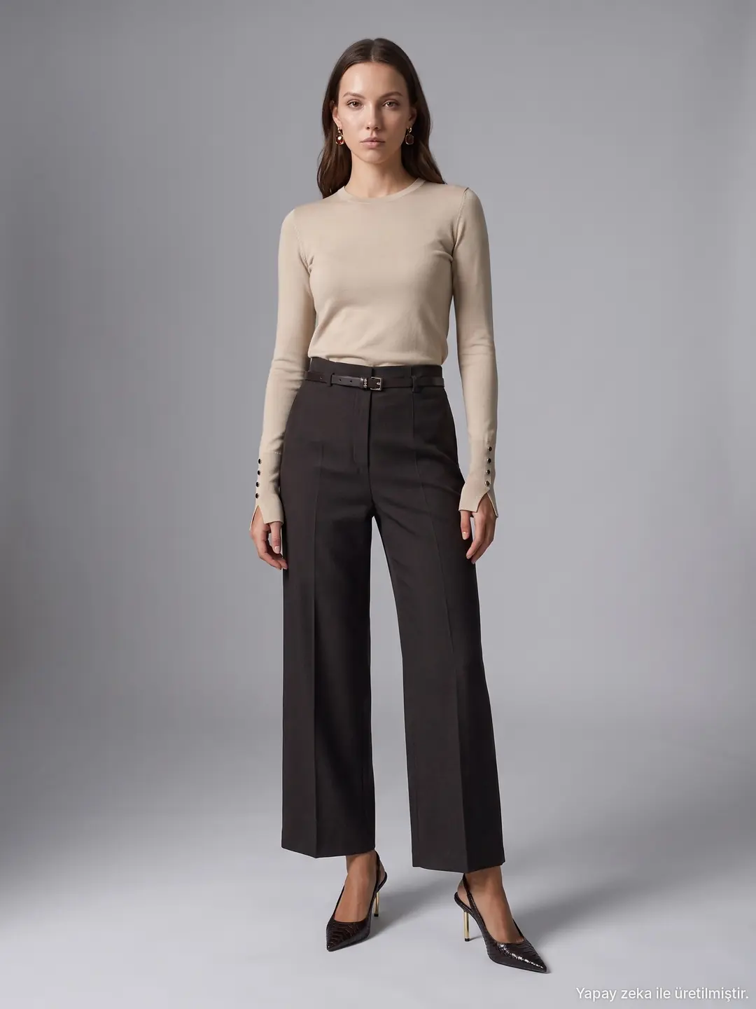 Kemerli Culotte Pantolon
