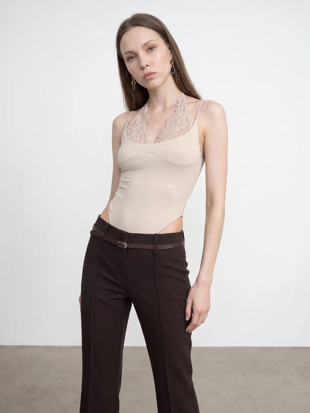 Dantel Detaylı Bodysuit