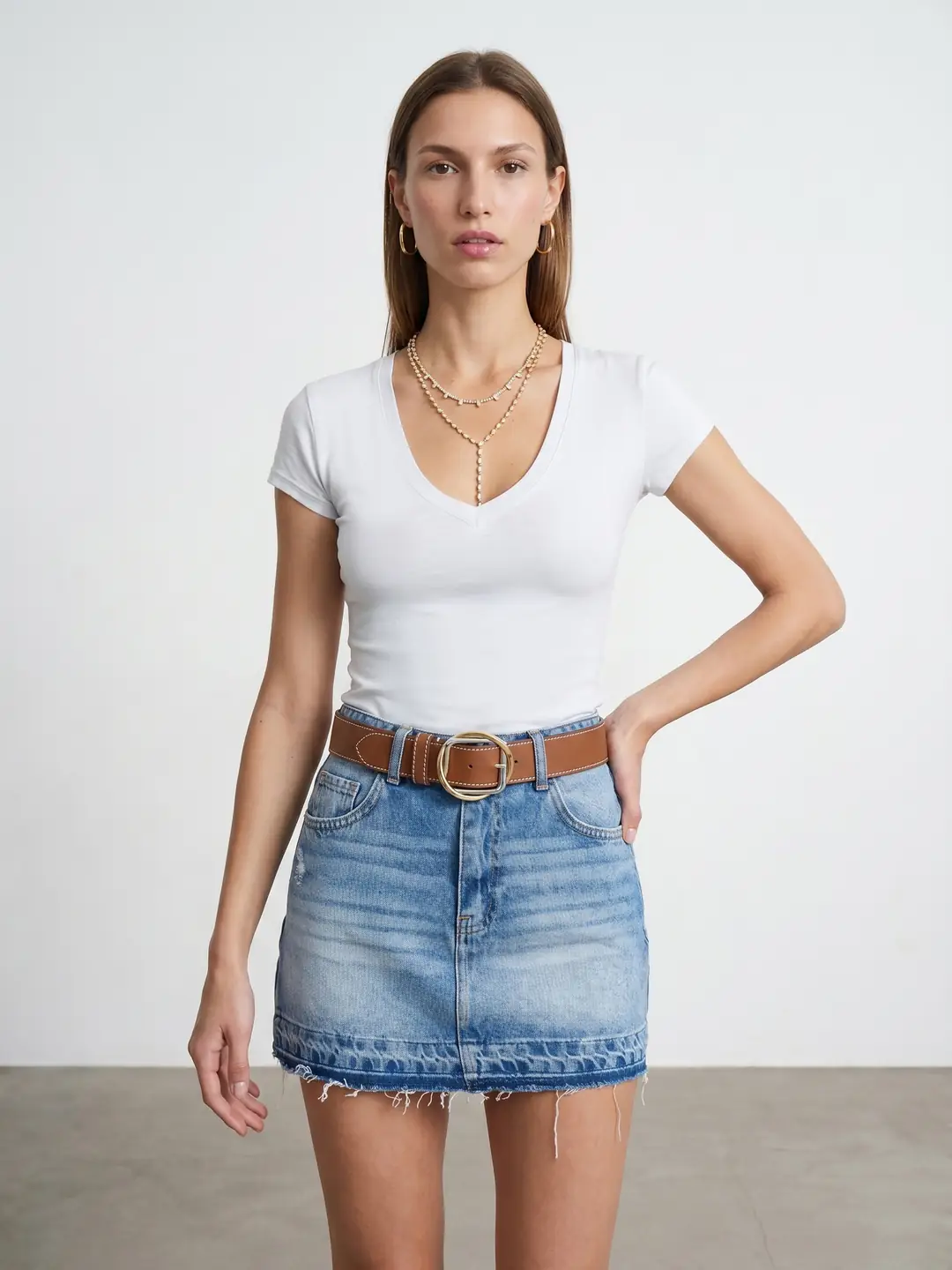 Bisiklet Yaka T-Shirt