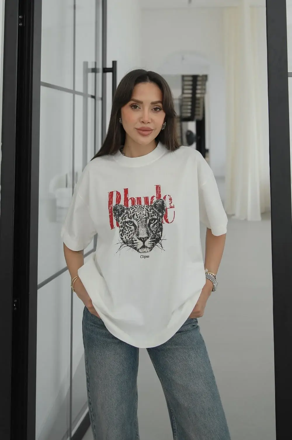 Çita Baskı T-Shirt