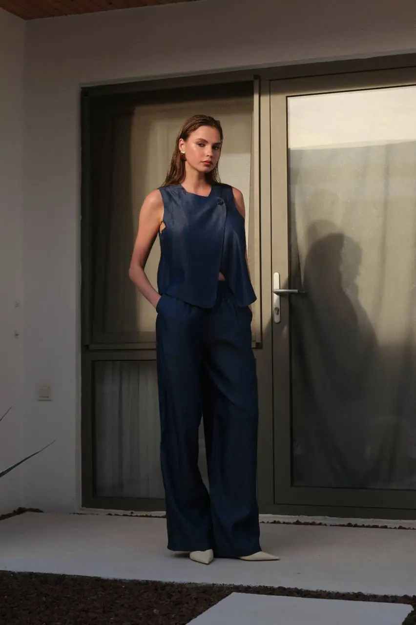 Yelek Pantolon Jean Takım