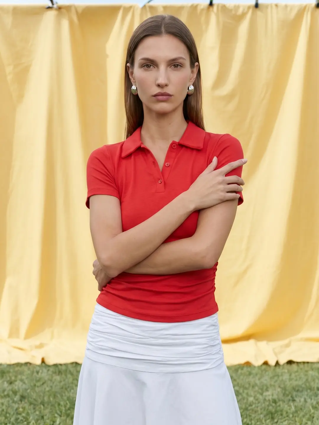 Polo Yaka Top T-Shirt