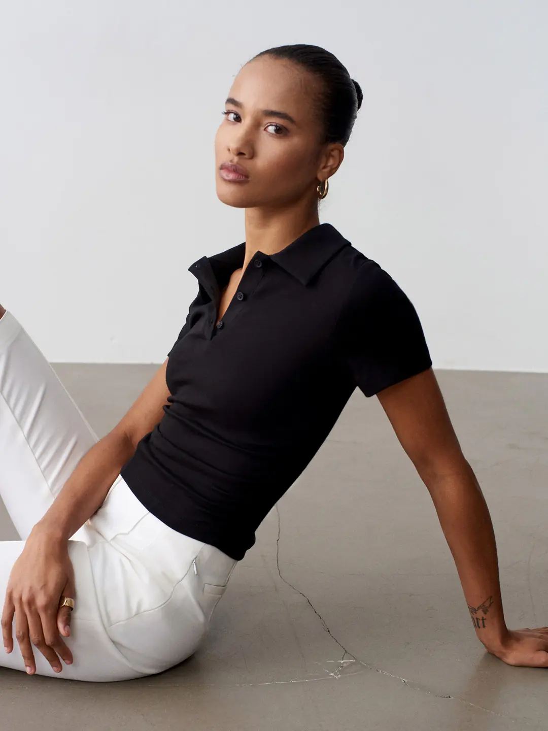 Polo Yaka Top T-Shirt