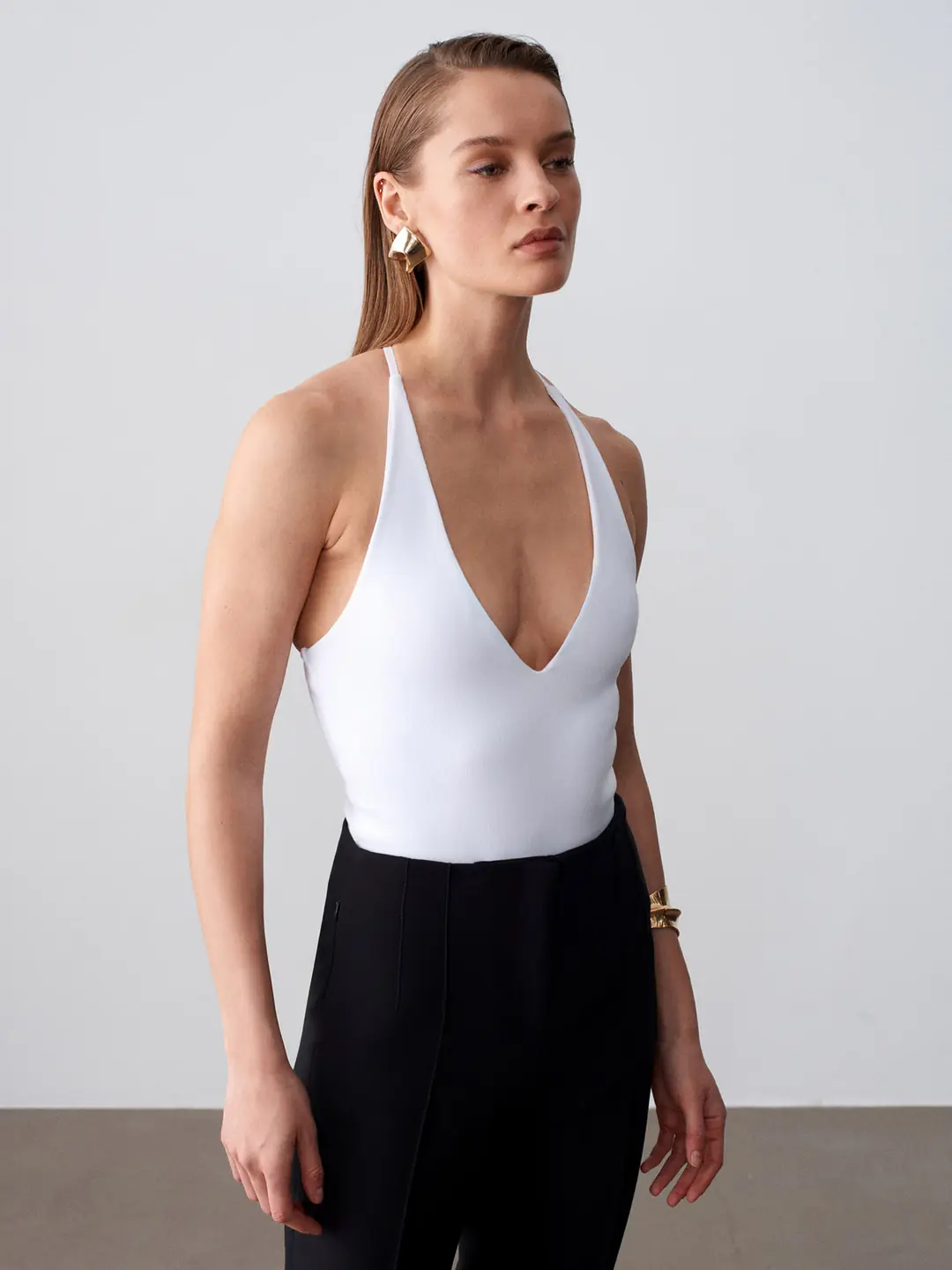 Boyundan Bağlamalı Bodysuit