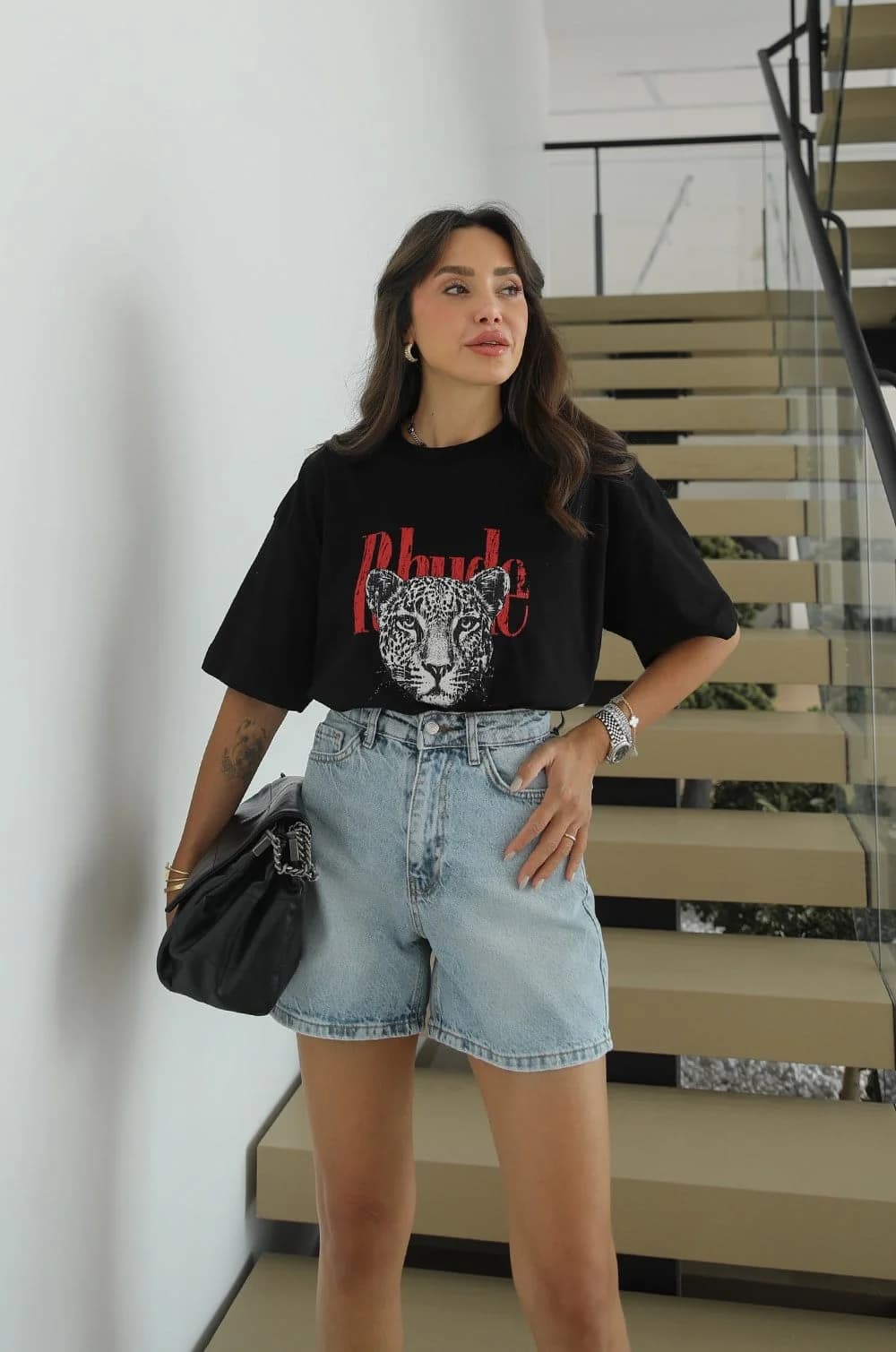 Çita Baskı T-Shirt